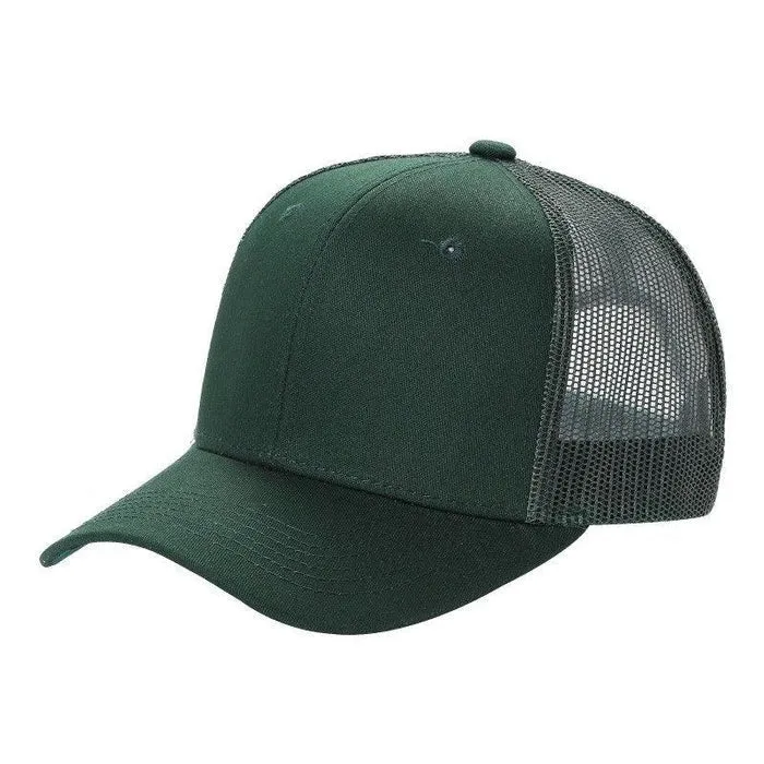 12 Pack Trucker Mesh Hat Cap - Curved Bill, 6-Panel