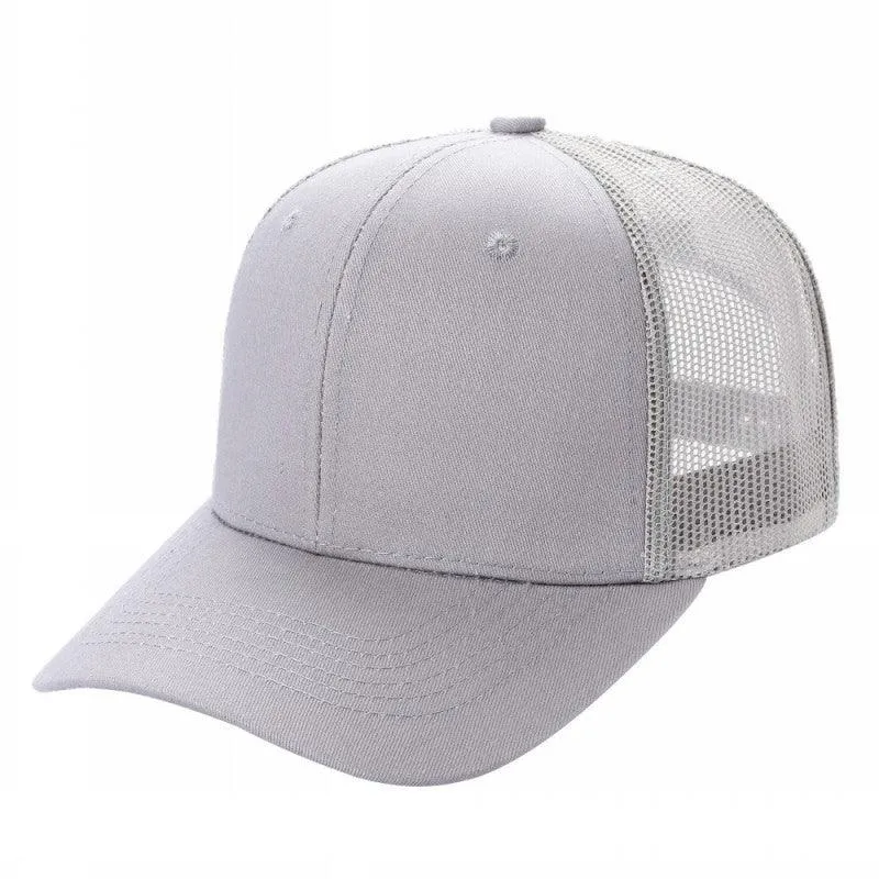 12 Pack Trucker Mesh Hat Cap - Curved Bill, 6-Panel