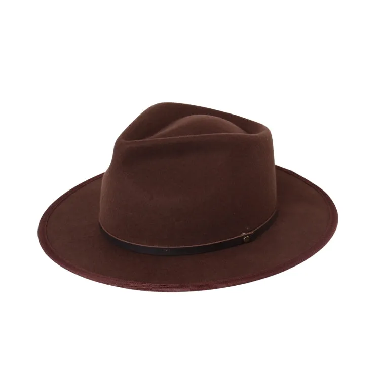 28 Eastern Ando Fedora - Chocolate