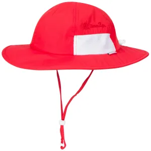 Adult Wide Brim Sun Hat | Red