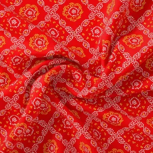 Attractive Seamless Bandhani Digital Printed Fabric - Pure Chinon