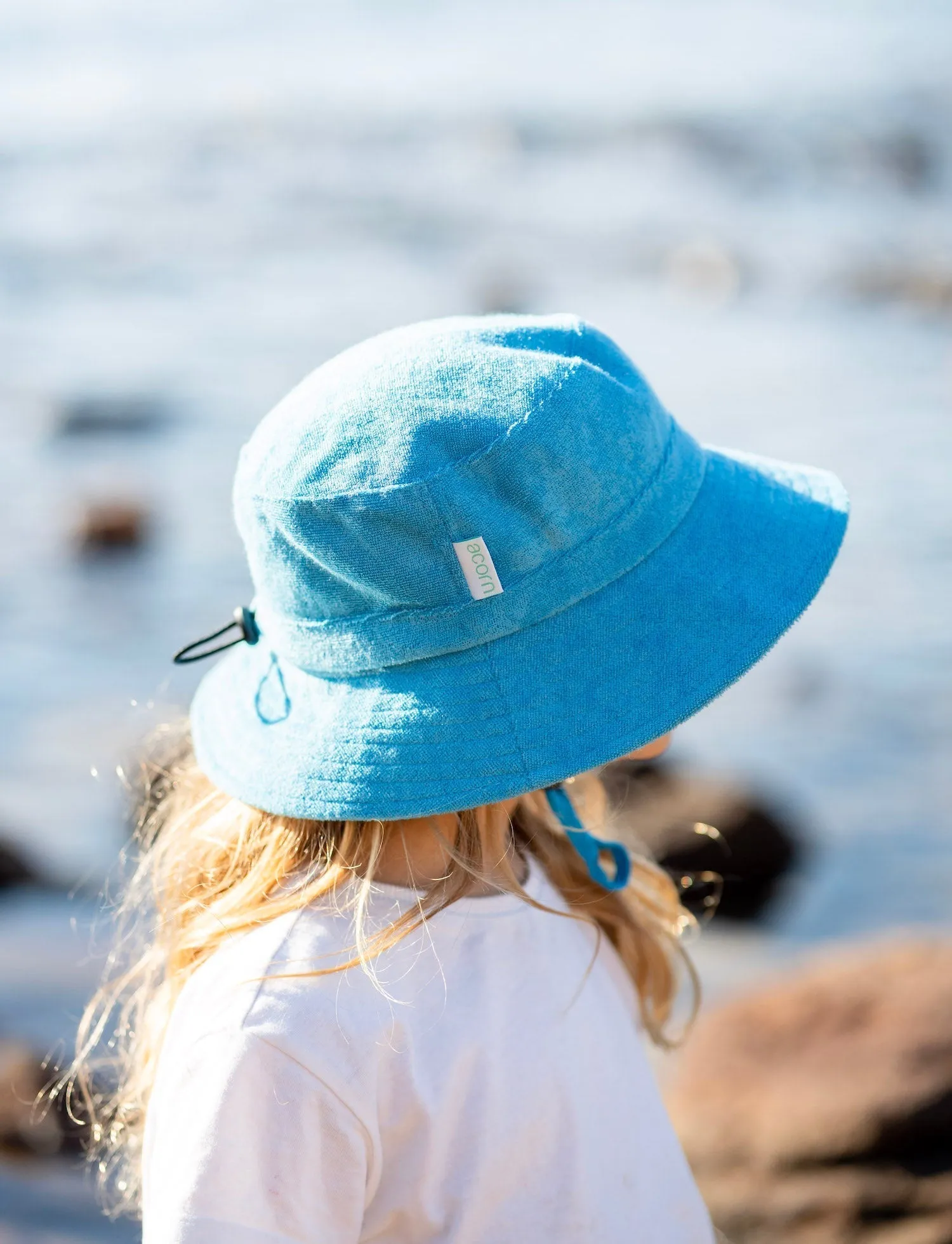 Azure Terry Towelling Bucket Hat