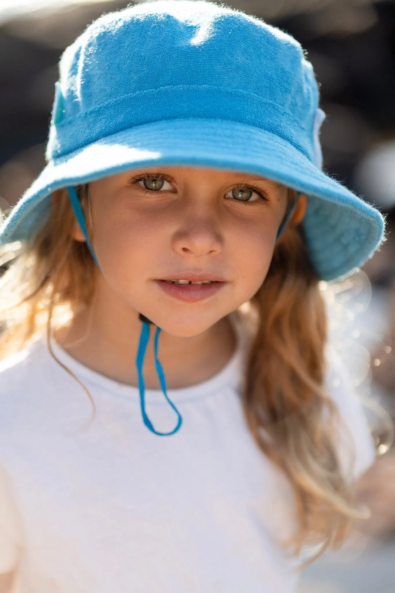 Azure Terry Towelling Bucket Hat