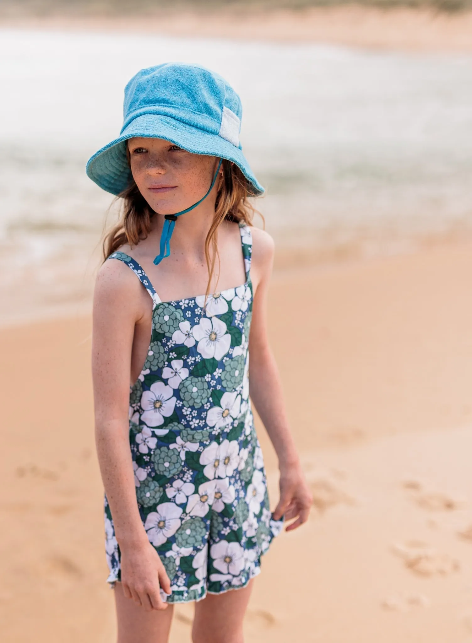 Azure Terry Towelling Bucket Hat