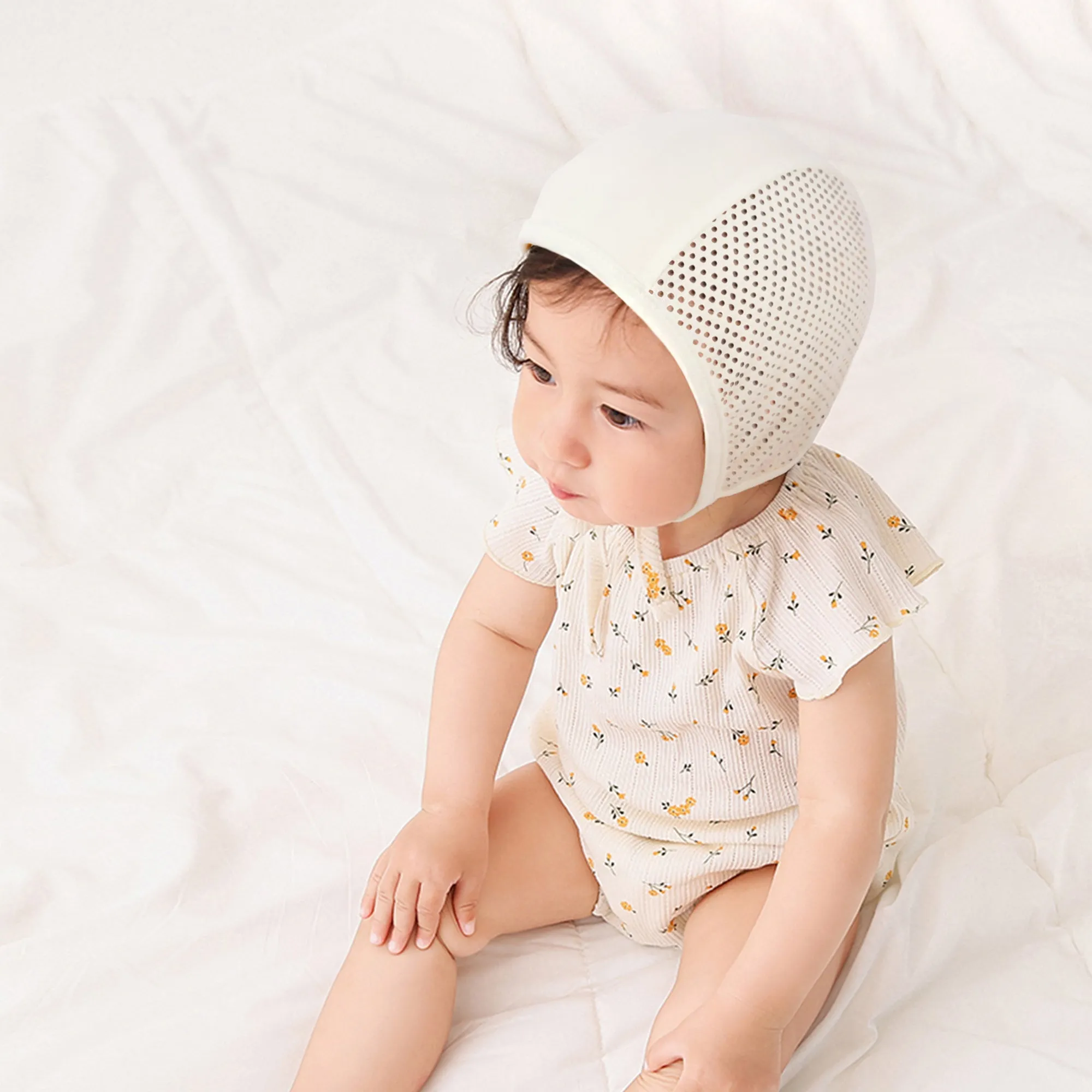 Baby Mesh Bonnet Pilot Cap Hat | Navy