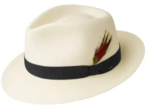 Bailey Konrath Premium Shantung Straw Fedora Hat