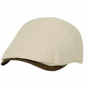 Basic Newsboy Hat Faux Leather Brim Adjustable Flat Cap SL31274