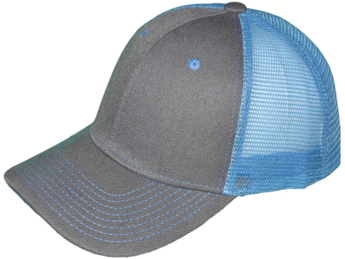 Blank Trucker Hats - Structured Mesh BK Caps