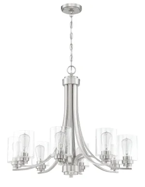 Bolden 8 Light Chandelier in Brushed Polished Nickel