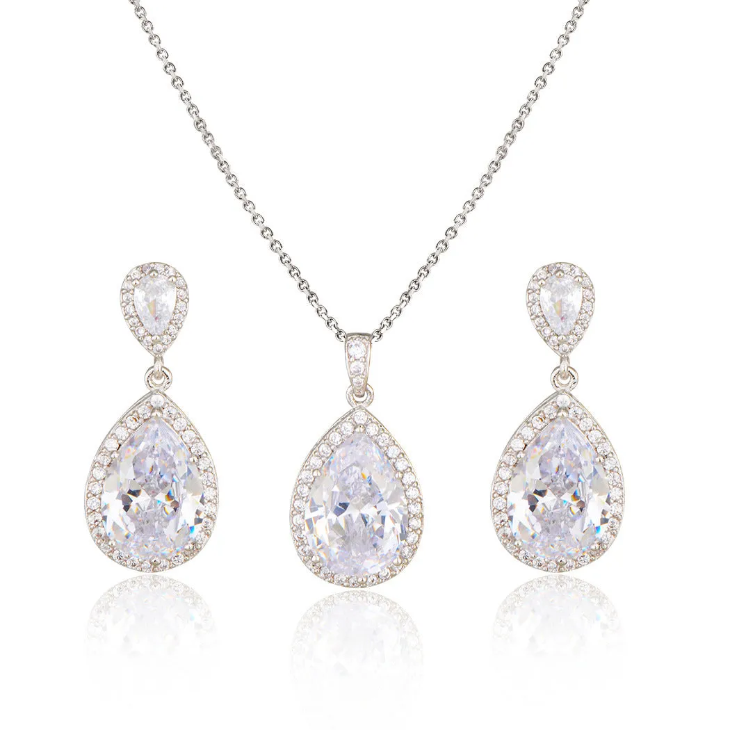 Bridal Wedding Jewelry Simple Graceful Set