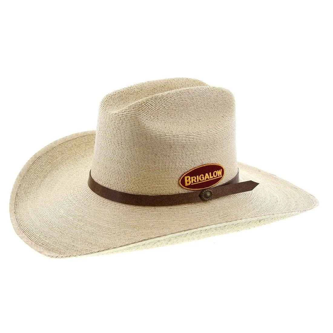 Brigalow Palm Leaf Untaped Hat - Natural