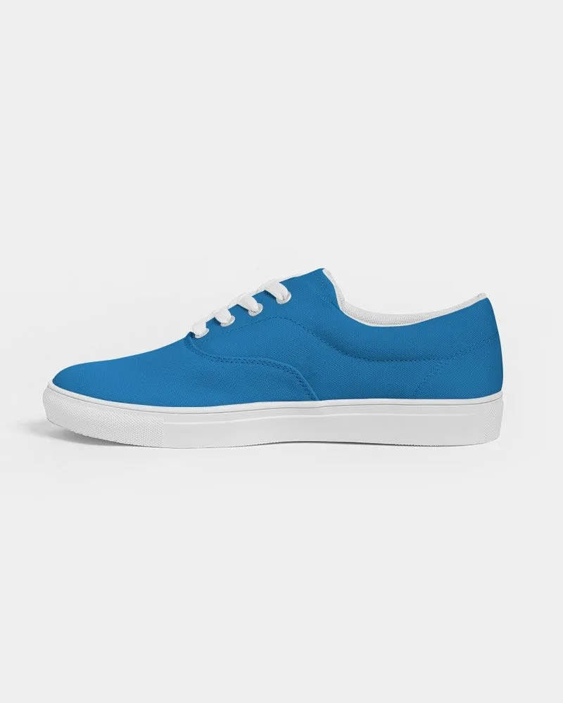 Bright Blue Men's Canvas Sneakers | Men's | Bright Pure Blue | C100M50Y0K0