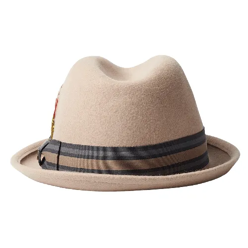 Brixton Gain Fedora - Light Fawn