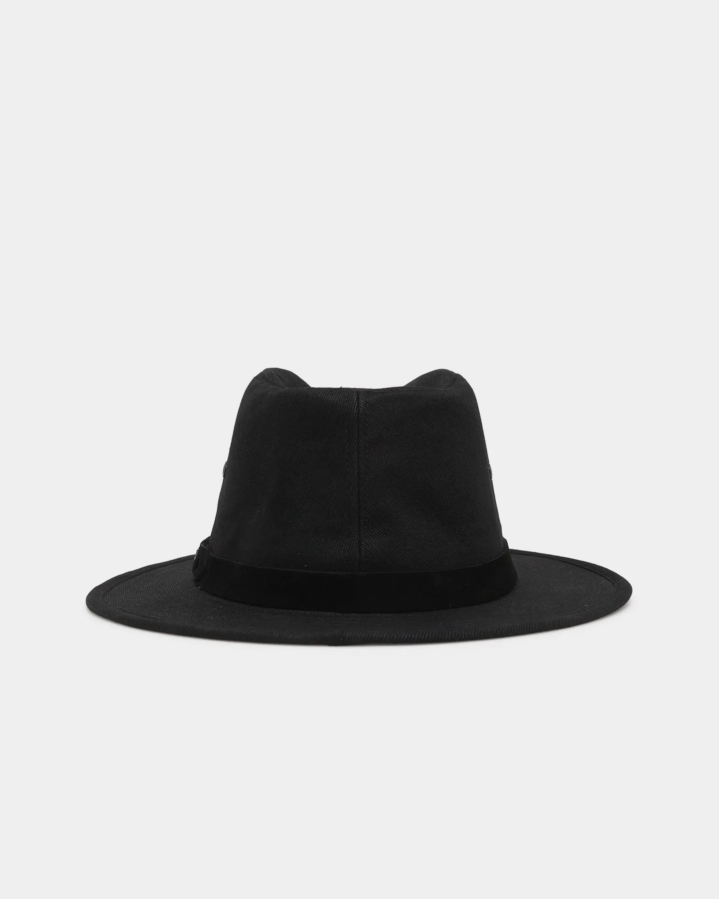 Brixton Messer X Adventure Fedora Hat Black/Black