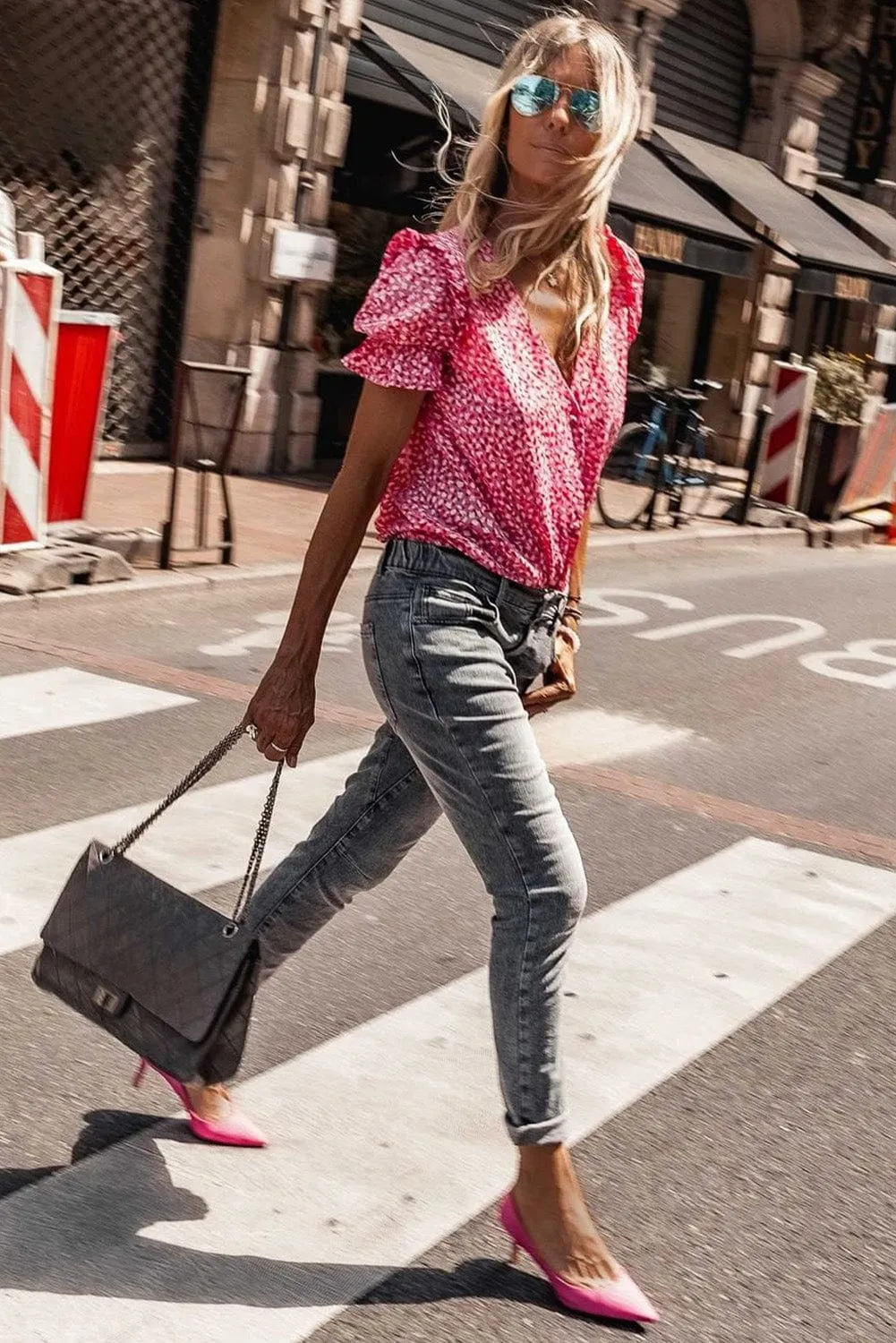 Casual Plaid Top