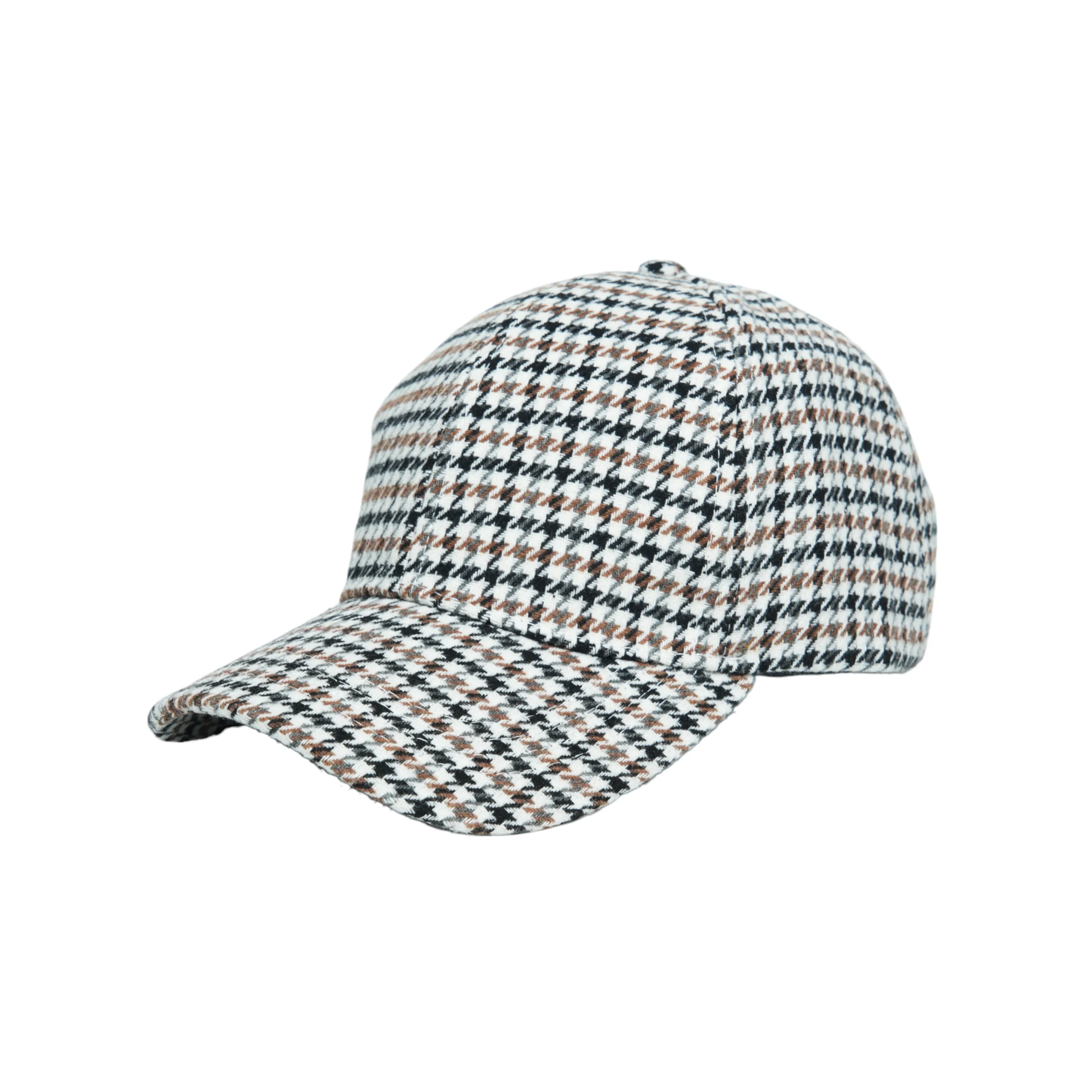 Chokore Autumn Herringbone Pattern Baseball Cap (White)