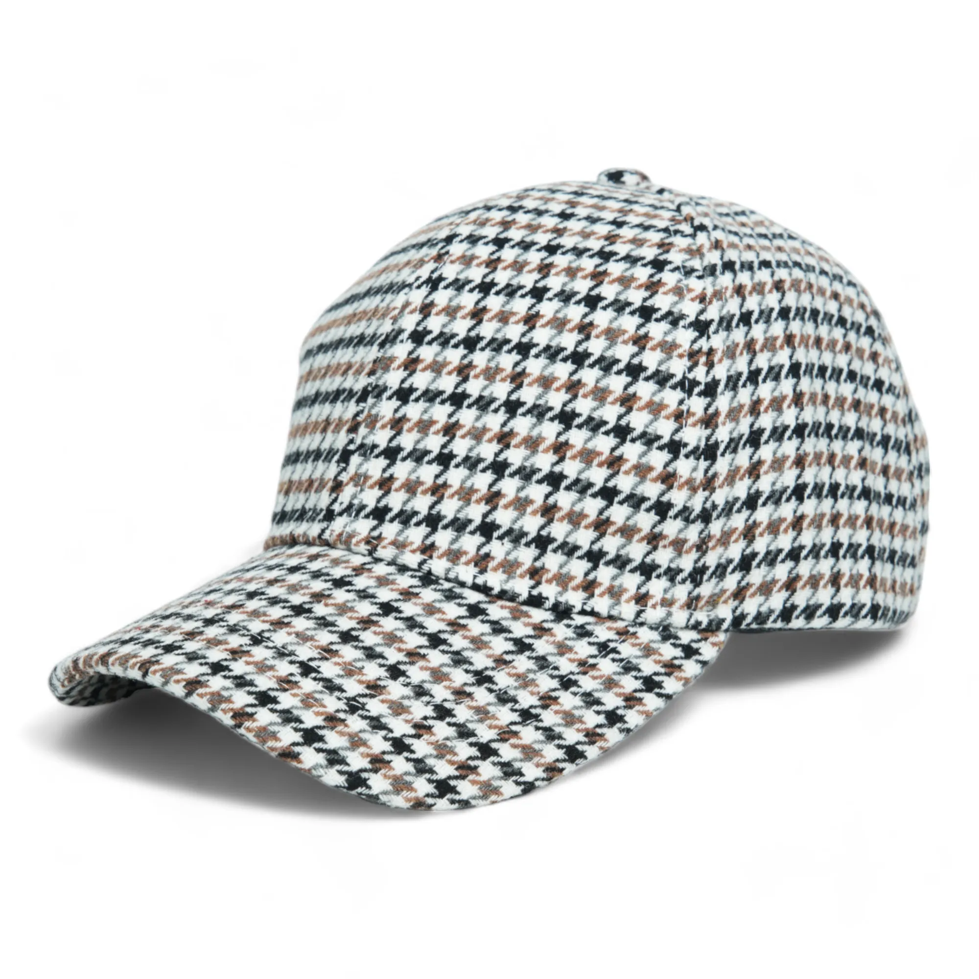 Chokore Autumn Herringbone Pattern Baseball Cap (White)