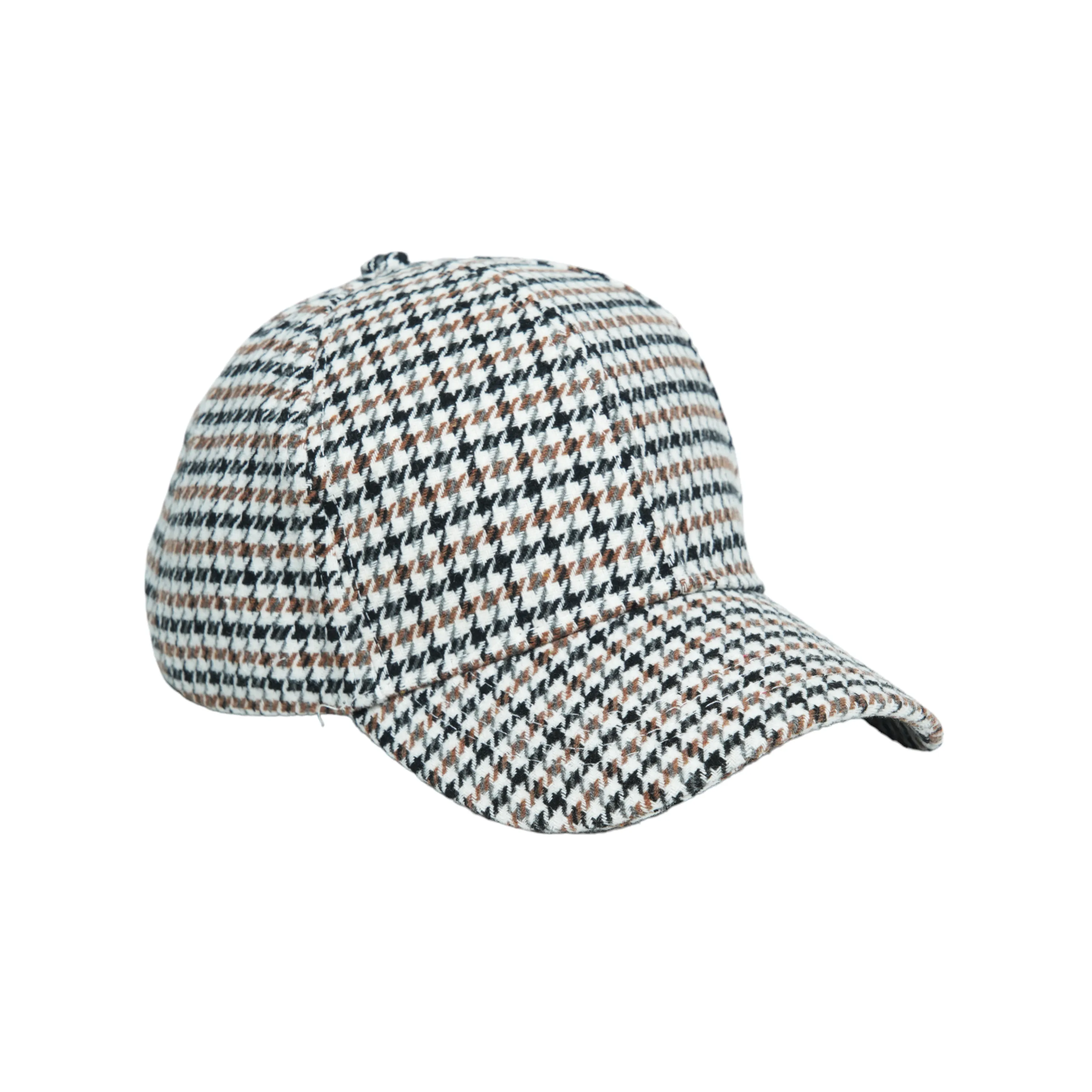 Chokore Autumn Herringbone Pattern Baseball Cap (White)