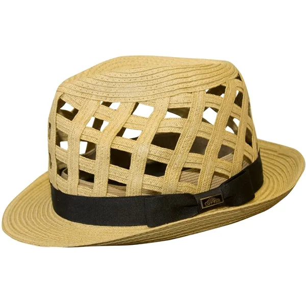 Conner Sewn Braid Ventilated Fedora