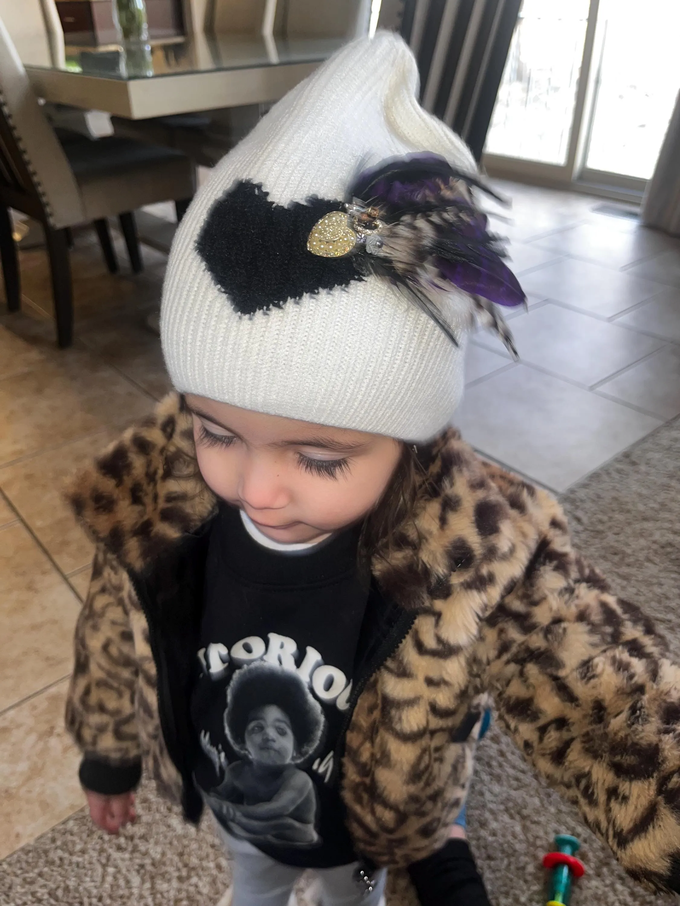 Custom Designed Embellished Knit Hats for all ages and any occasion