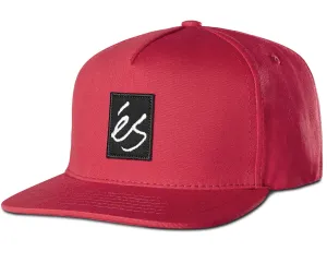 eS Main Block Snapback, Red