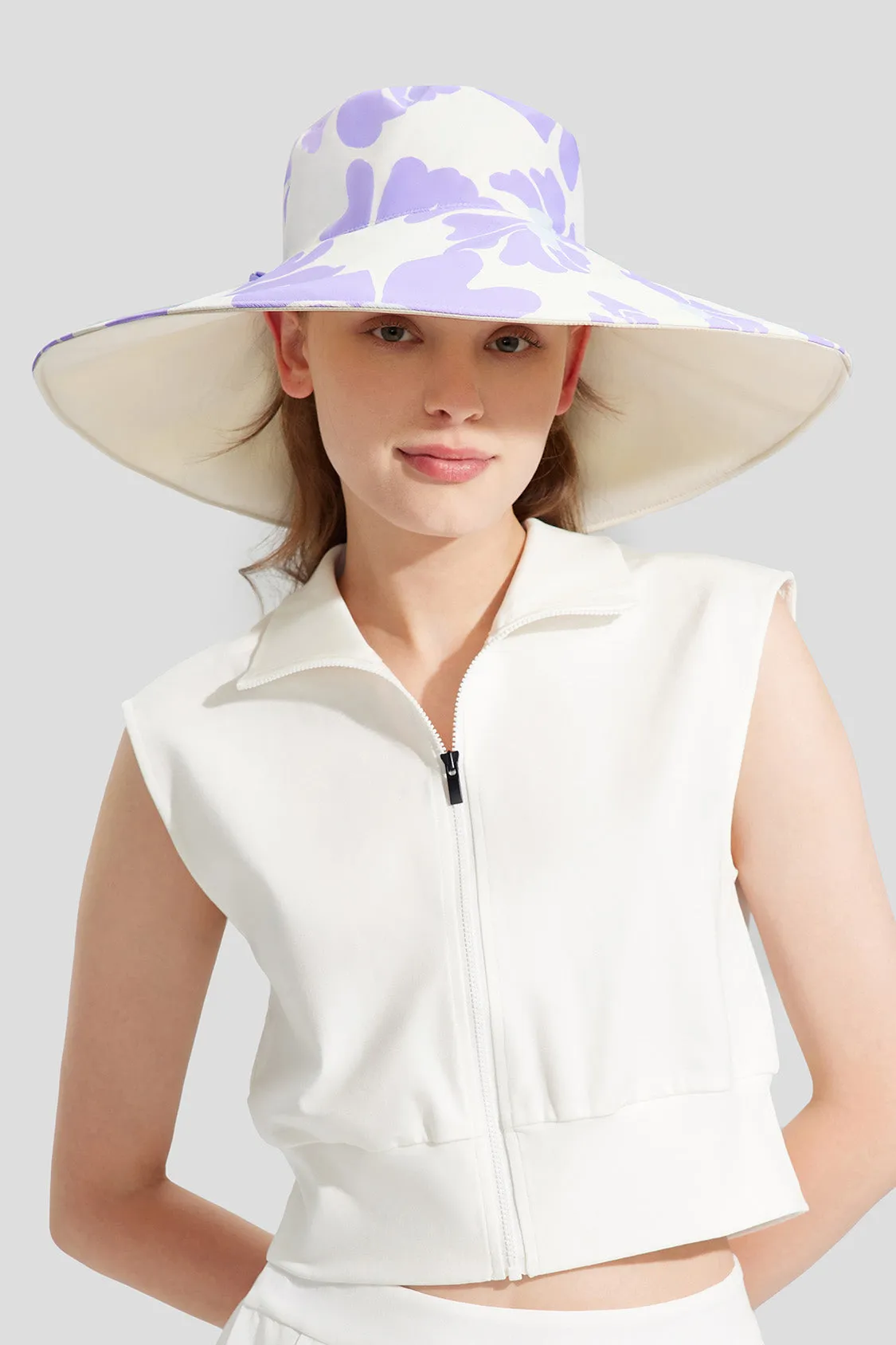 Flora - Women's Reversible Sun Hat with Floral Design UPF50 