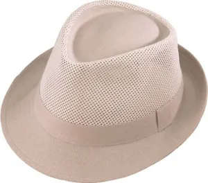 Henschel Hat Co. - Mesh Natural Fedora Hat