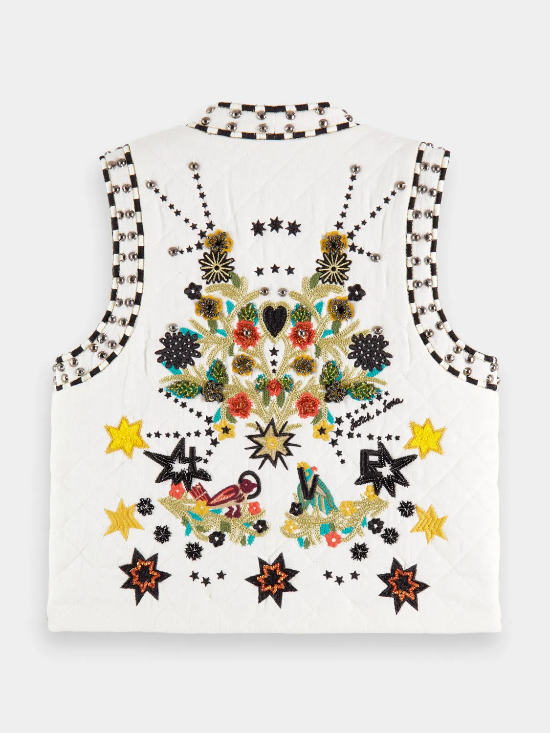 Kids - Oversized embellished gilet