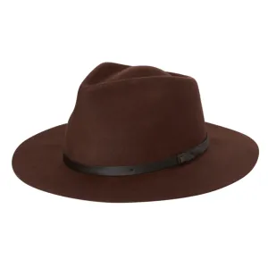 Kooringal Goodwin Unisex Wide Brim Fedora - Rust