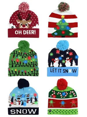 LED Winter Hats for Kids