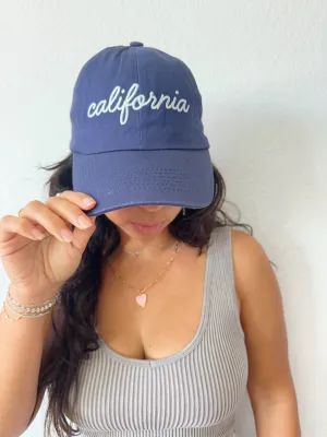 Navy Blue California Cap