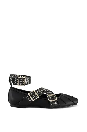 NOVALIE-BLACK BALLET FLAT