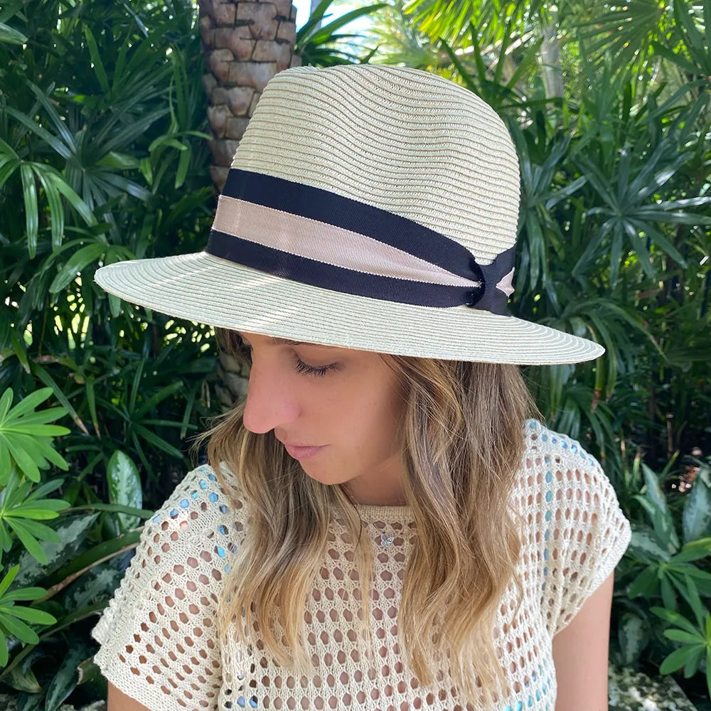 Physician Endorsed Geneva Braided Straw Fedora