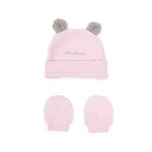 PINK HAT AND MITTENS