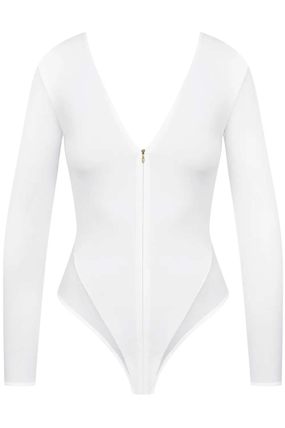 Pure Tentation Thong Bodysuit White