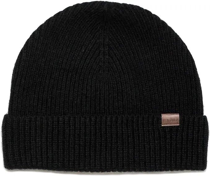 Rich Cotton Unisex Knit Cuffed Beanie Winter Hat