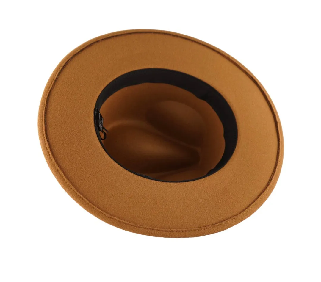 Rivet Fedora - Dark Tan