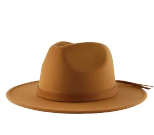 Rivet Fedora - Dark Tan