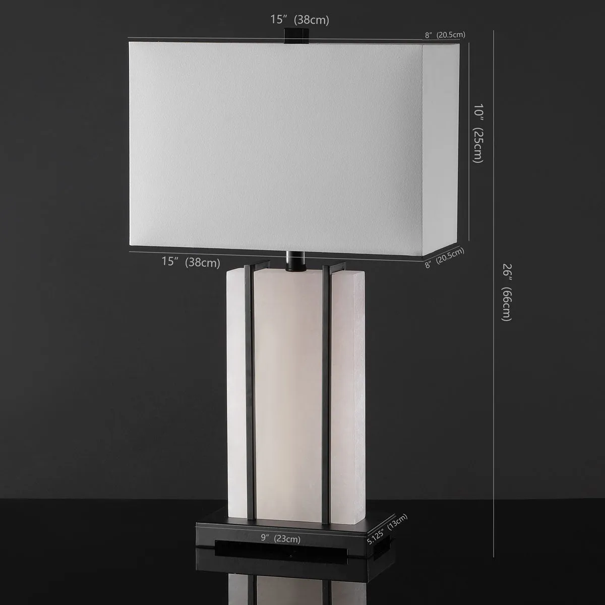 Safavieh Couture Fantasia Alabaster Table Lamp, CTL1061