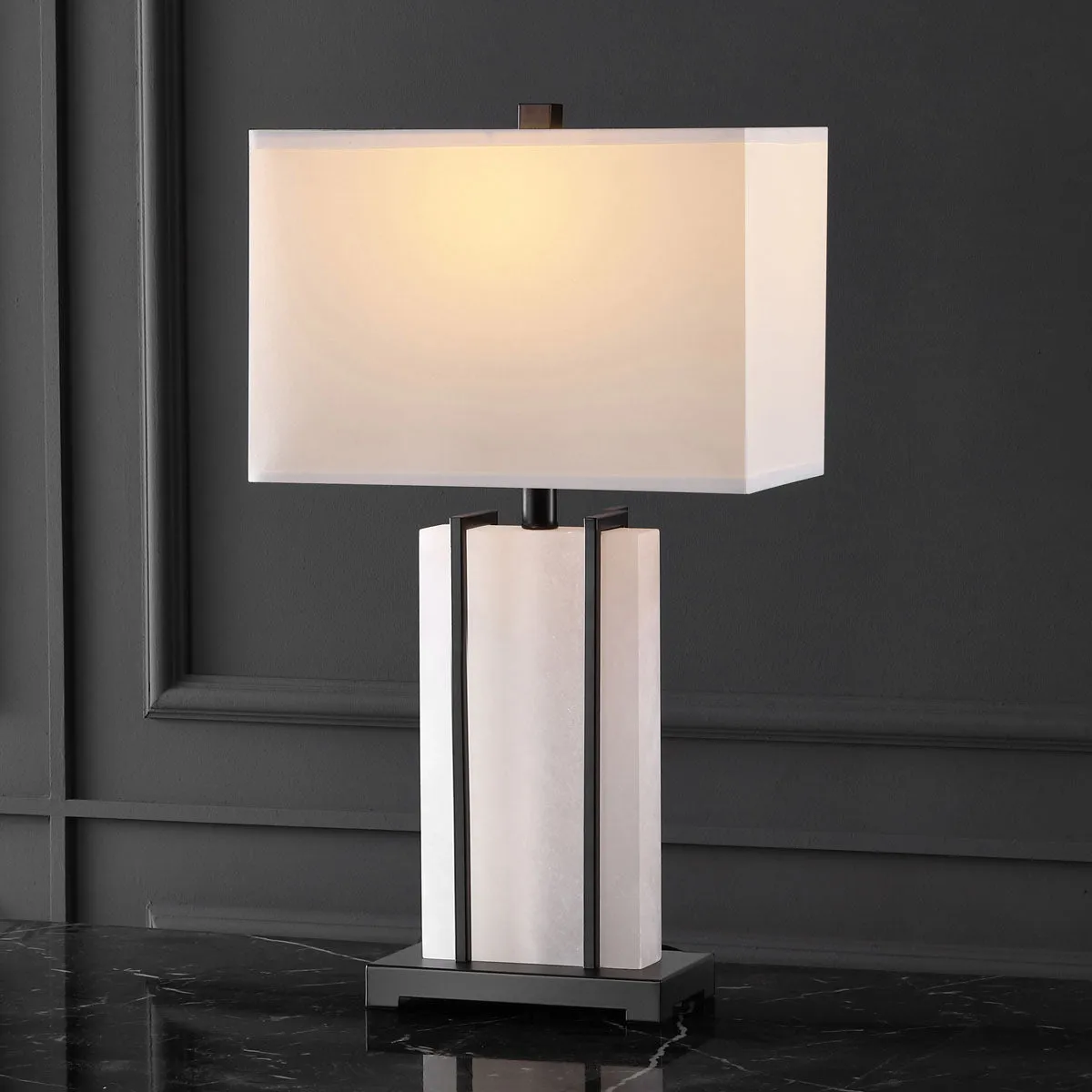 Safavieh Couture Fantasia Alabaster Table Lamp, CTL1061