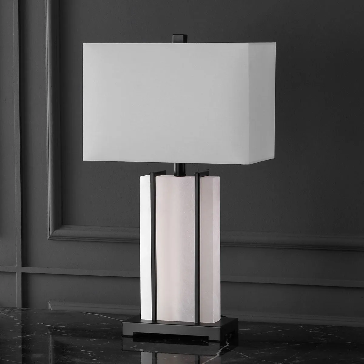 Safavieh Couture Fantasia Alabaster Table Lamp, CTL1061