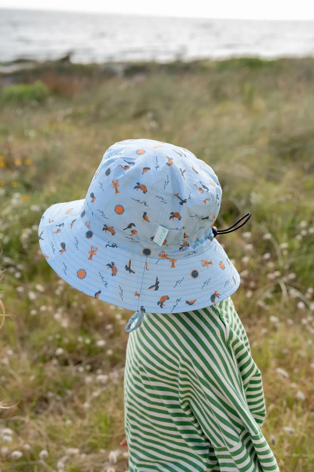 Sea Life Wide Brim Bucket Hat