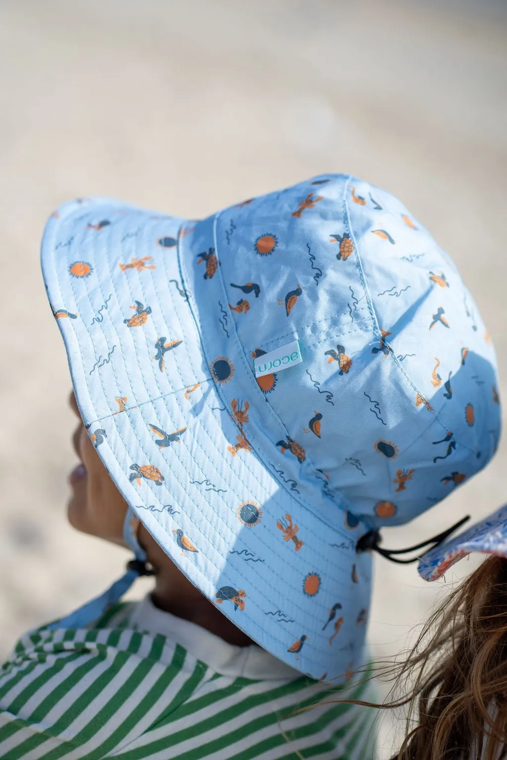 Sea Life Wide Brim Bucket Hat