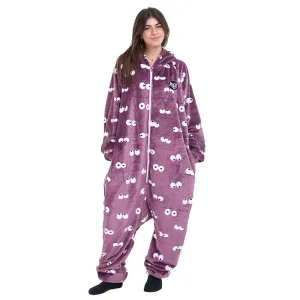 Snuggs Blanket Onesie Mauve Eyes