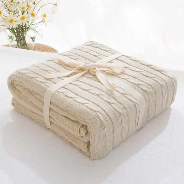 Soft Cotton Blankets for Beds