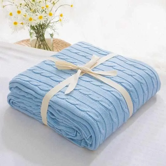 Soft Cotton Blankets for Beds