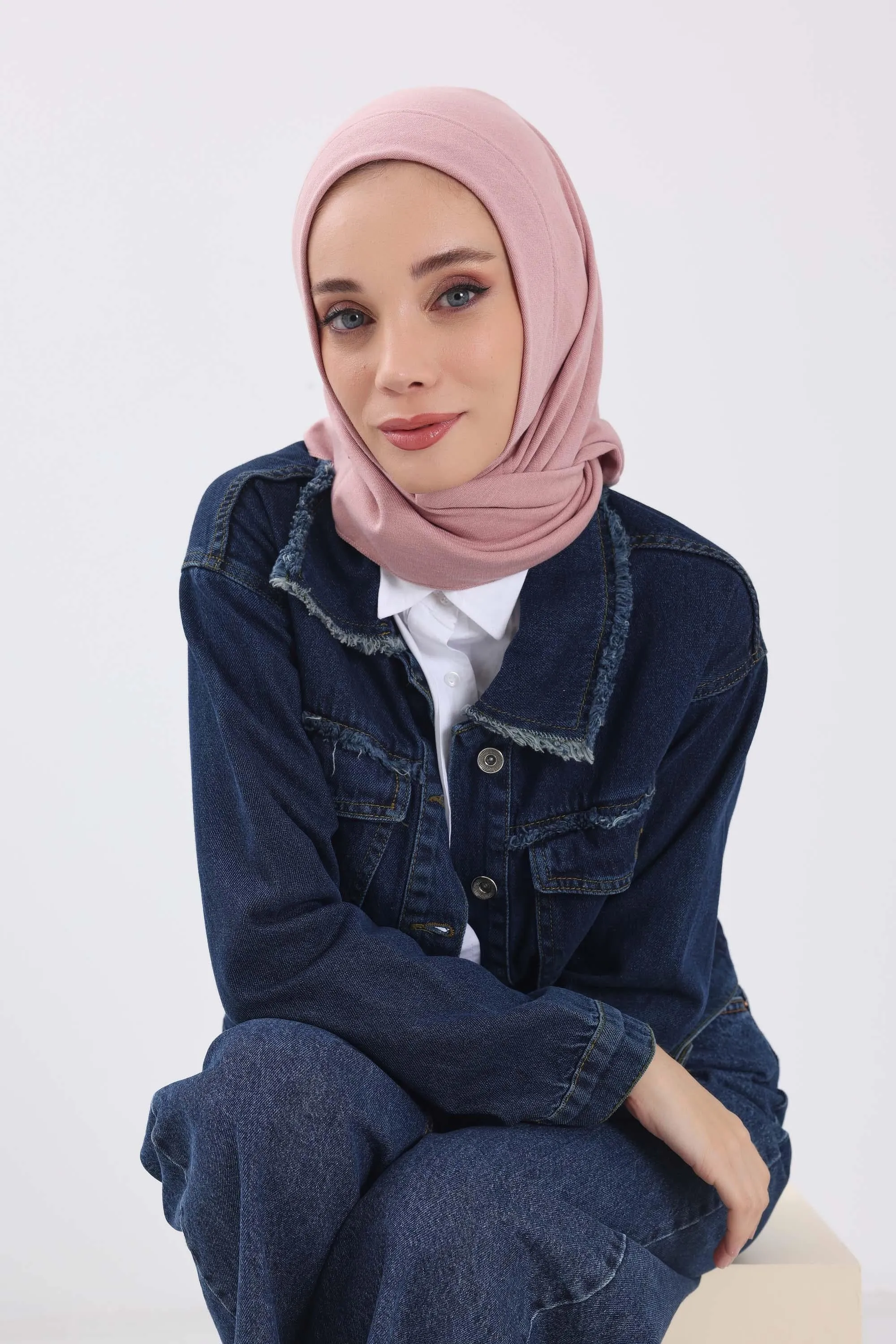 Stylish Ribbed Instant Turban Bonnet for Women, Stretchable Polyviscose Hijab Turban Bonnet, Easy Wear Instant Turban Bandana,B-45RB