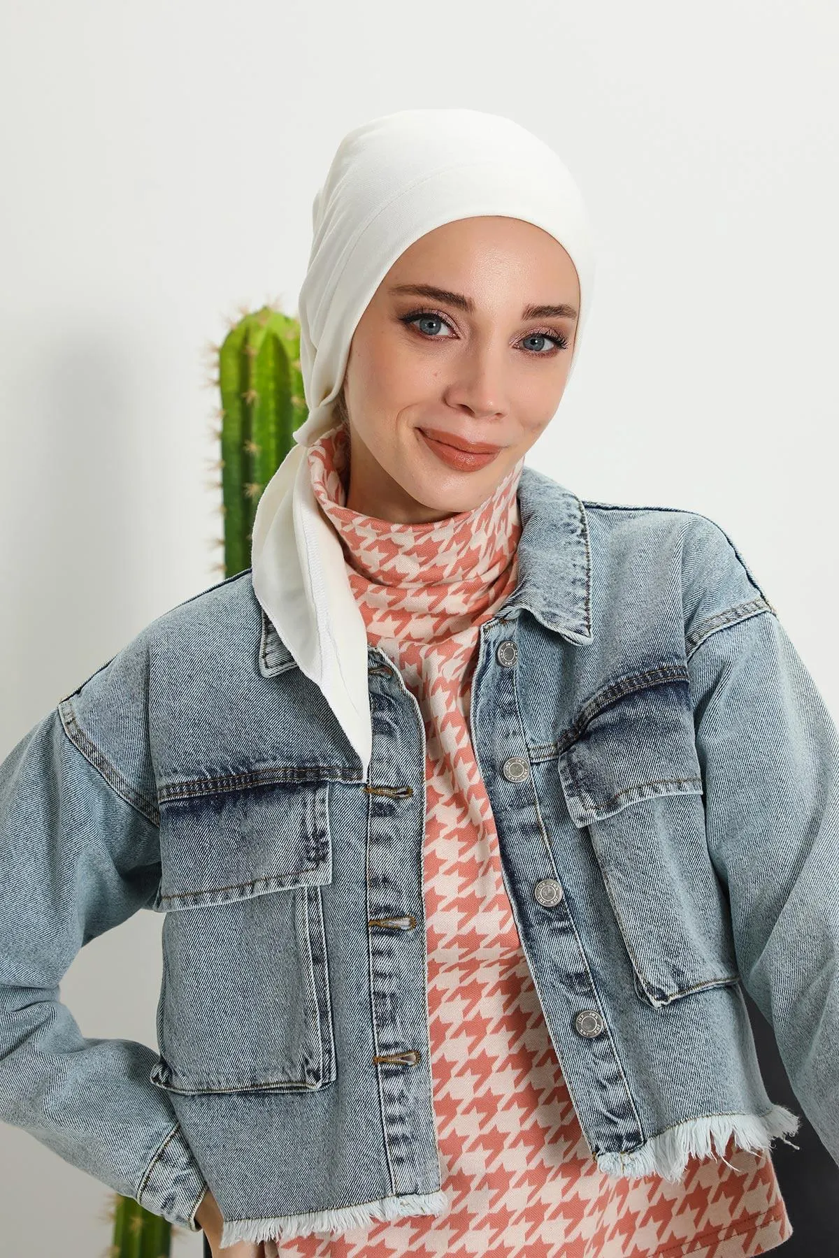 Stylish Ribbed Instant Turban Bonnet for Women, Stretchable Polyviscose Hijab Turban Bonnet, Easy Wear Instant Turban Bandana,B-45RB