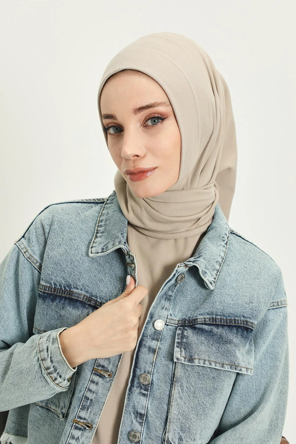 Stylish Ribbed Instant Turban Bonnet for Women, Stretchable Polyviscose Hijab Turban Bonnet, Easy Wear Instant Turban Bandana,B-45RB