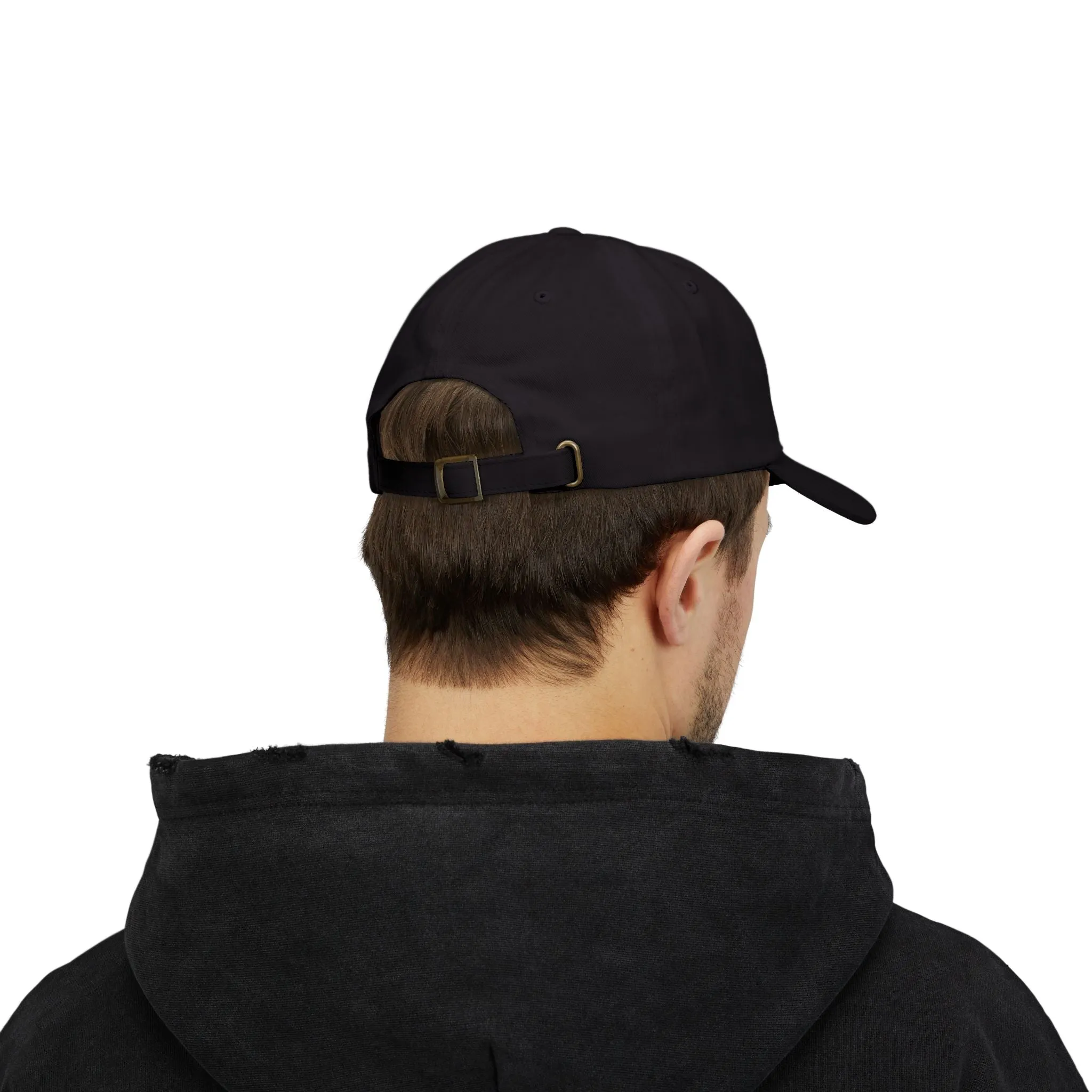 Thrive Leaves Black Embroidery Cap